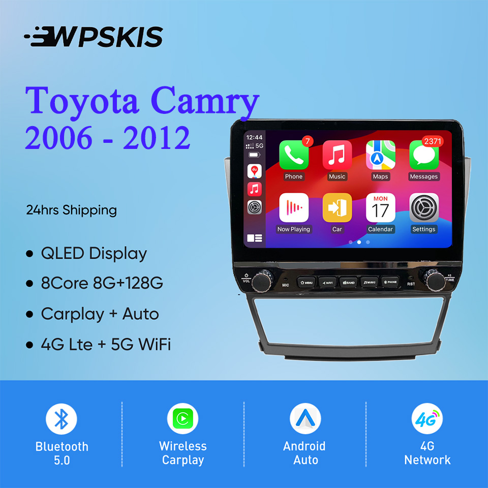 Audio Music To Text - Autoradio stéréo pour Toyota Camry 2006