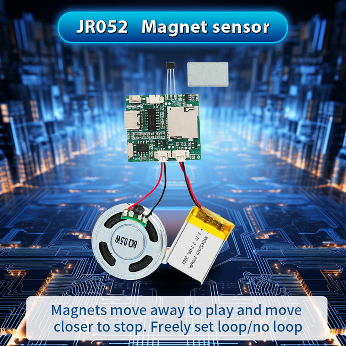 Audio Music Download Mp3 - Module enregistreur sonore programmable, puce de