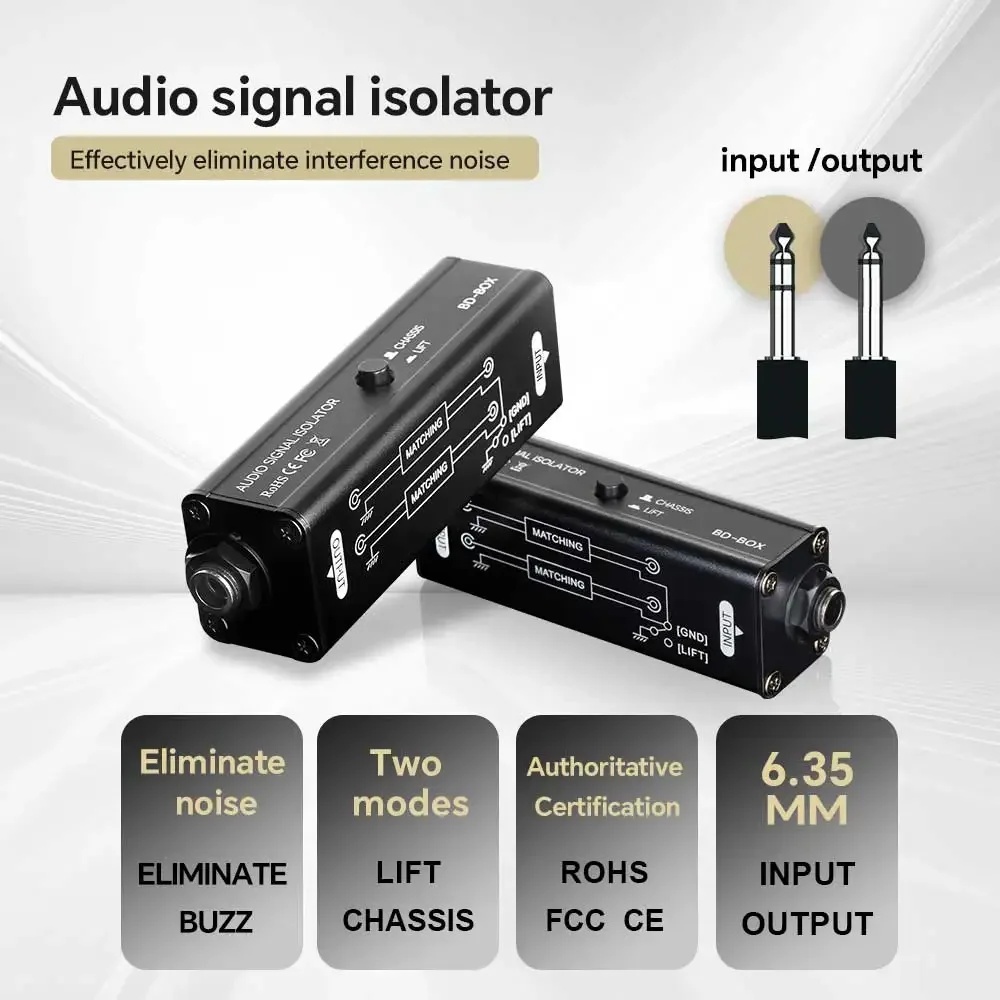 Audio Music Isolator - Isolateur de boucle de masse portable
