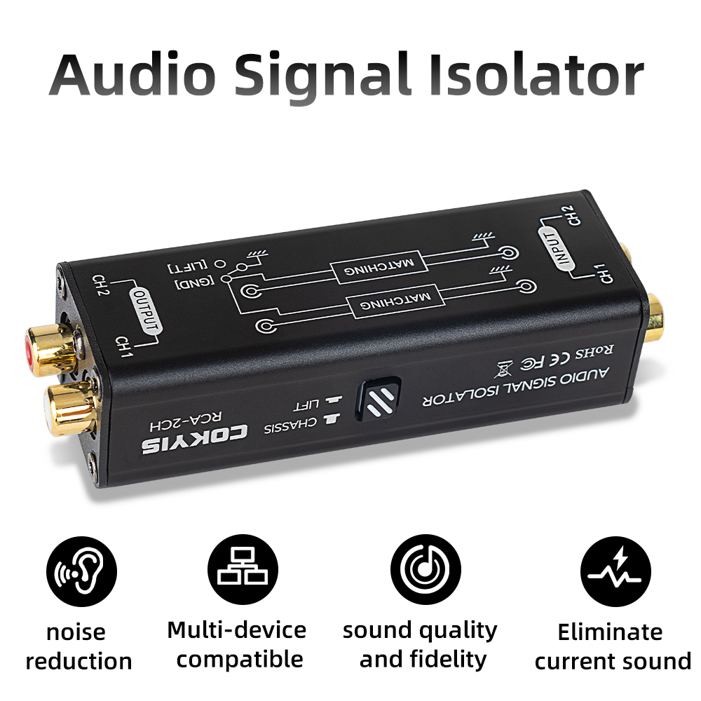 Audio Music Isolator - Éliminateur de Hum professionnel, isolateur de