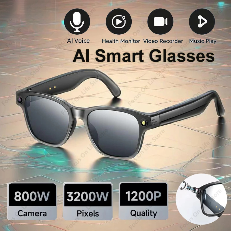 Audio Music Bluetooth - Lunettes Intelligentes IA avec Caméra 8