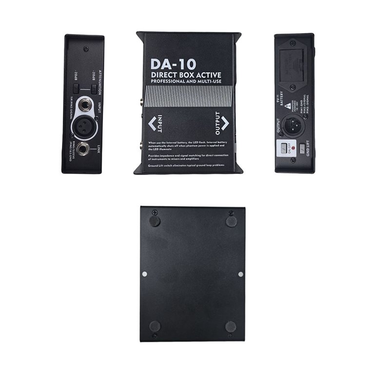 AU61-Da-10 Boîtier DI Actif av - Audio Music Isolator avis et prix