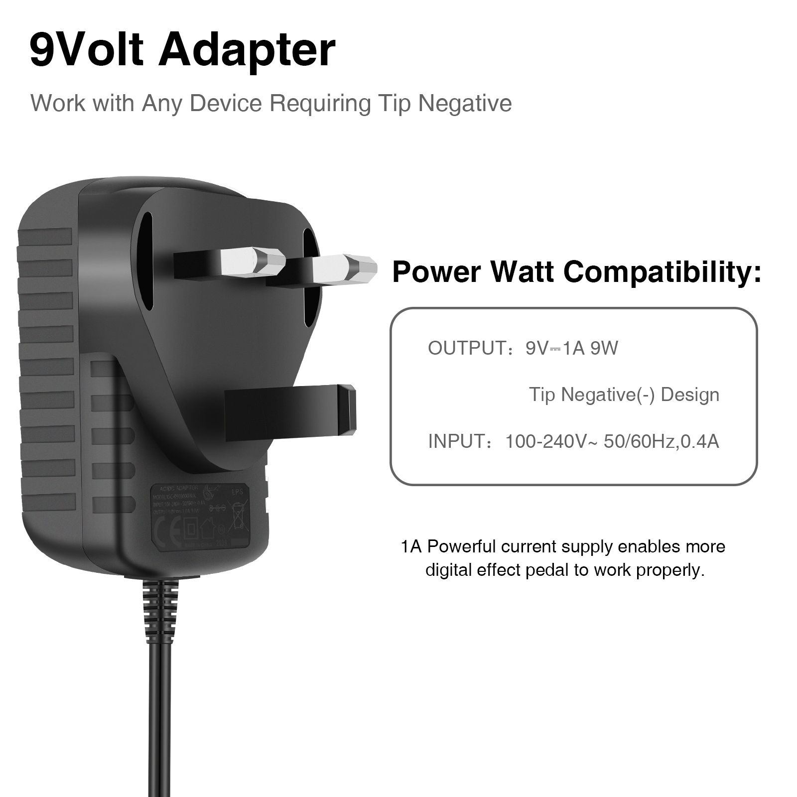 Lekato adaptateur secteur 6 vo - Audio Music Effect avis et prix