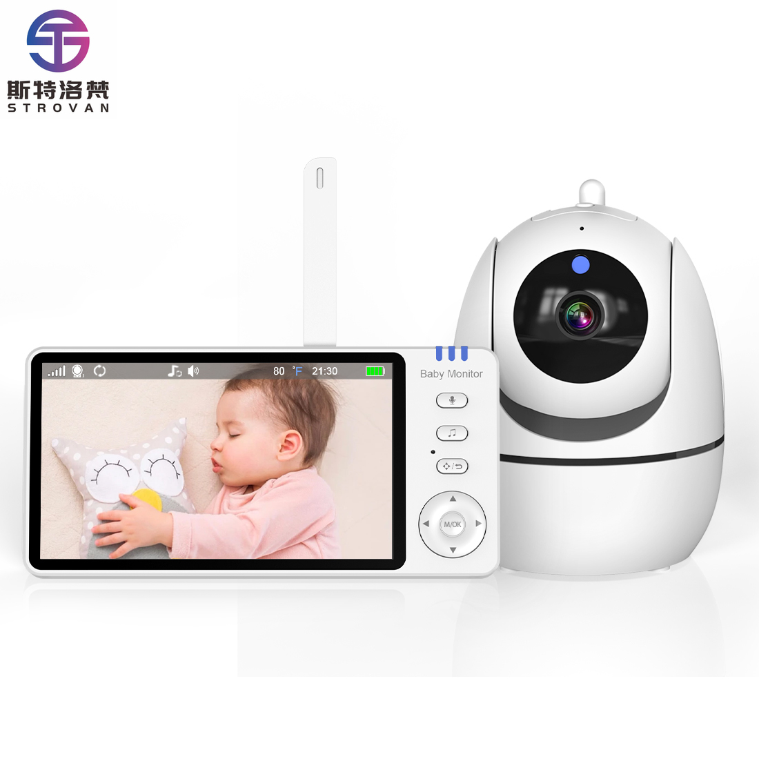 Visiophone sans fil HD 720P po - Audiovision Music Player avis et prix