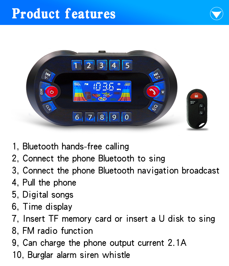 MT730 moto Bluetooth haut-parl - Audio Music App avis et prix