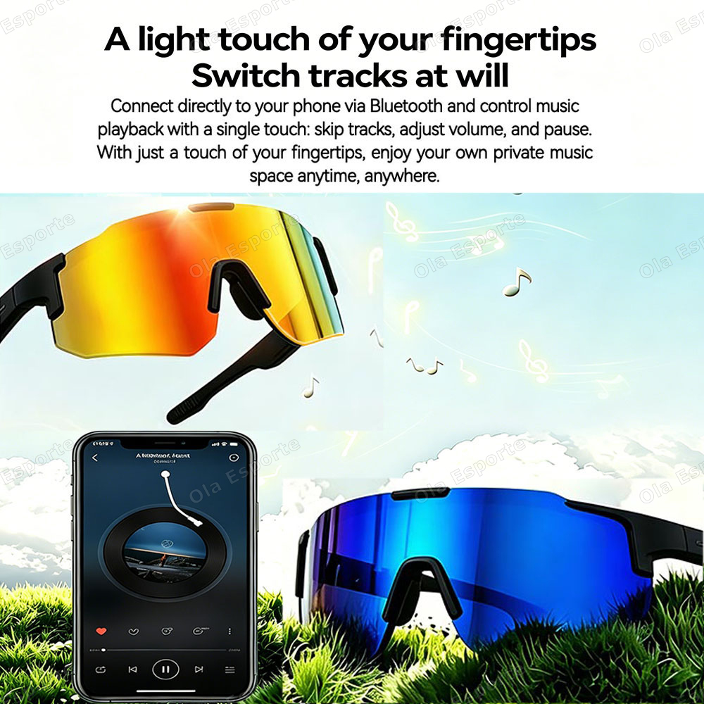 Lunettes de vélo intelligentes - Audio Music Bluetooth avis et prix