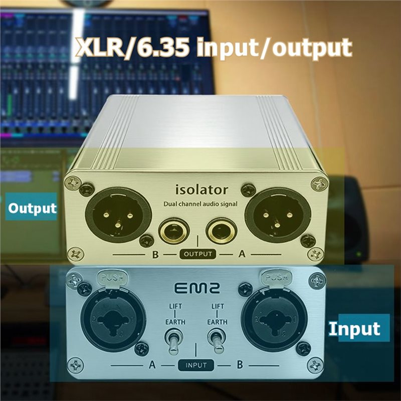 Isolateur audio CJSD-XLR, filt - Audio Music Isolator avis et prix