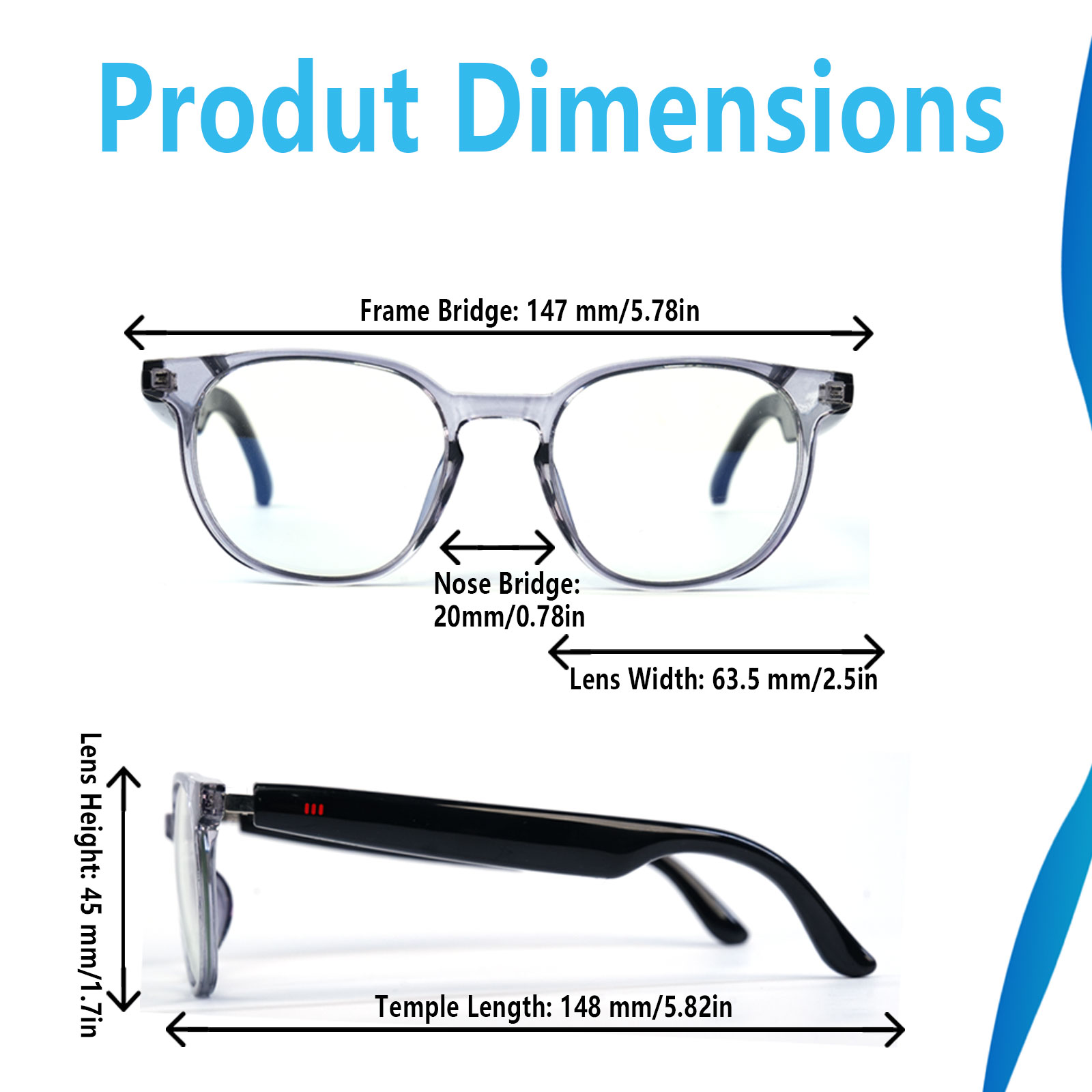 Lunettes audio intelligentes,  - Audio Music App avis et prix
