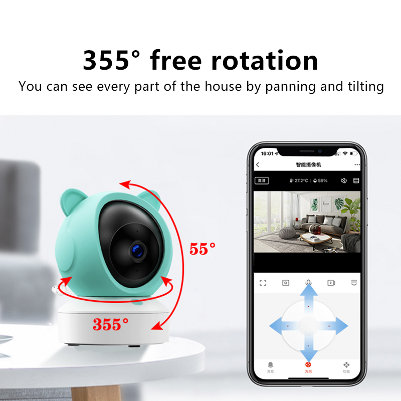 Danmini 1080P bébé moniteur Mo - Audio Music App avis et prix