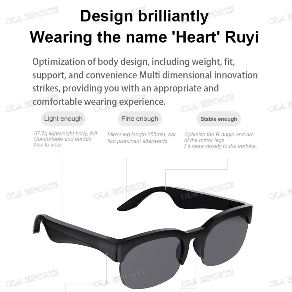 Nouvelles Lunettes Intelligent - Audio Music Bluetooth avis et prix