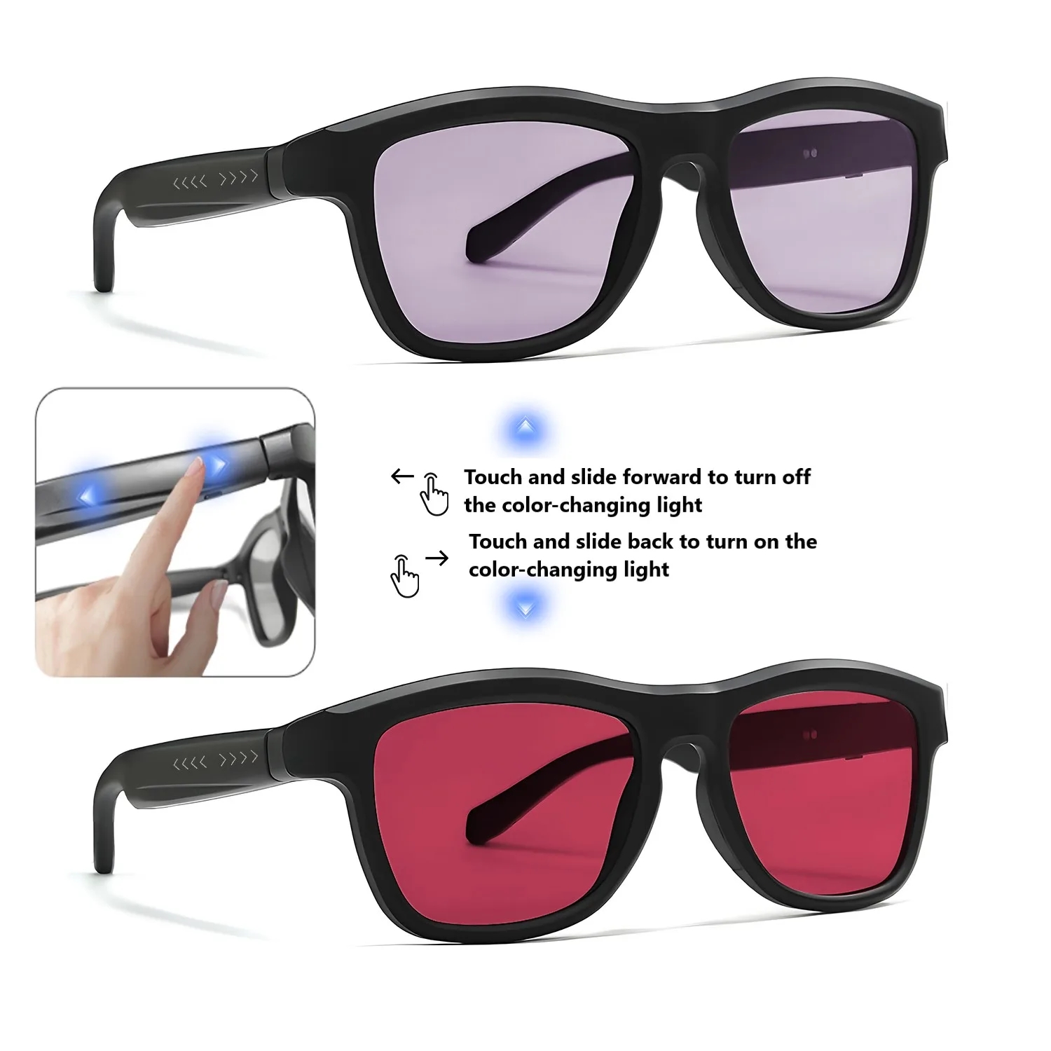 Lunettes de soleil intelligent - Audio Music Bluetooth avis et prix