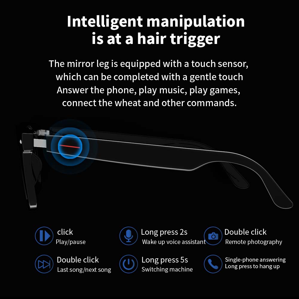 SENBONO E13 lunettes intellige - Audio Music Bluetooth avis et prix